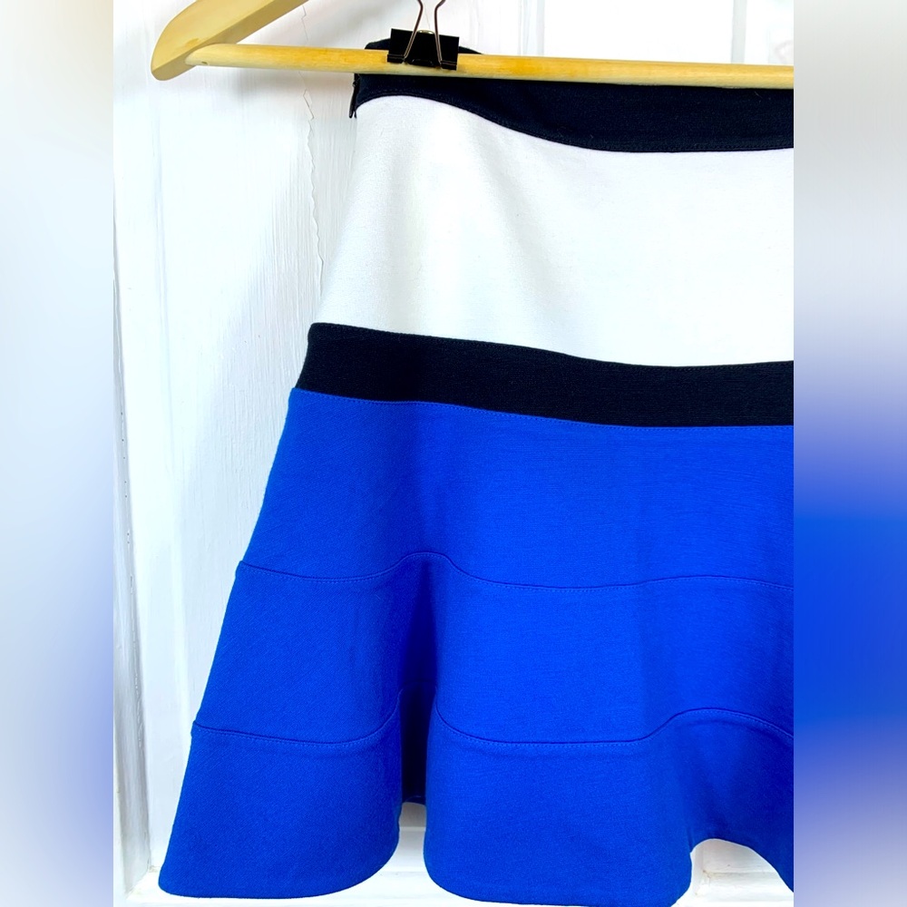 Express Color-block A-line Mini Skirt - Womens